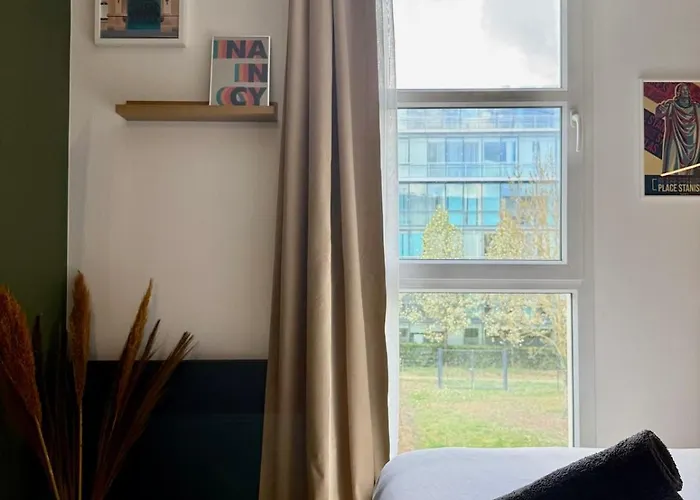 Appartement Le 218 Moderne Et Entièrement équipé à Nancy, Avec Garage Privatif